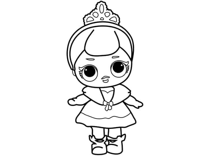 Lol Surprise Coloring Pages Black And White