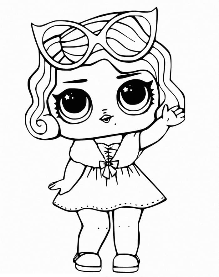 Lol Surprise Doll Coloring Pages