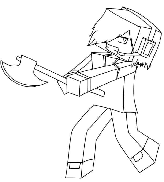 Minecraft Coloring Pages Print