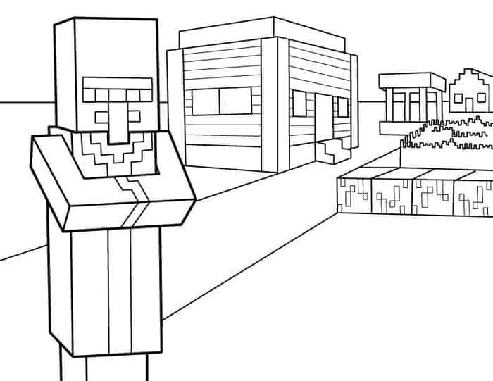Minecraft Online Coloring Pages