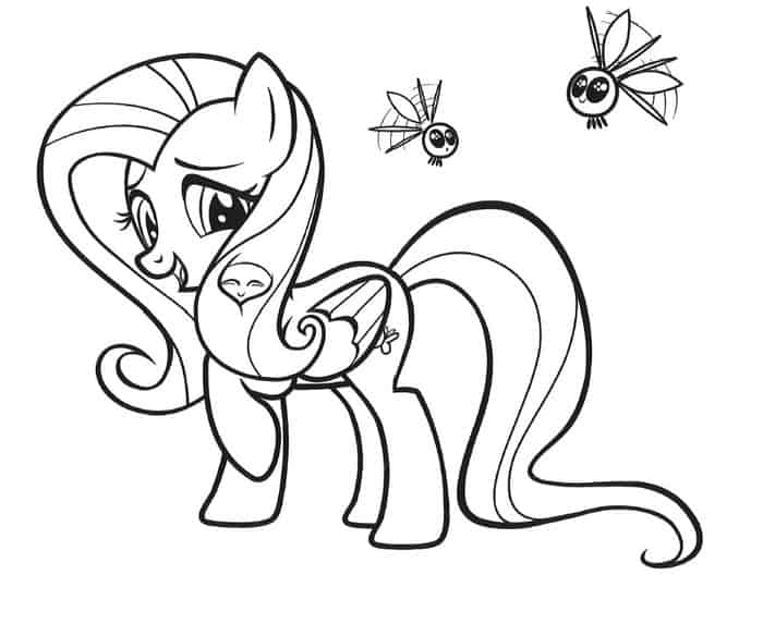 My Little Pony Coloring Pages Fluttershy