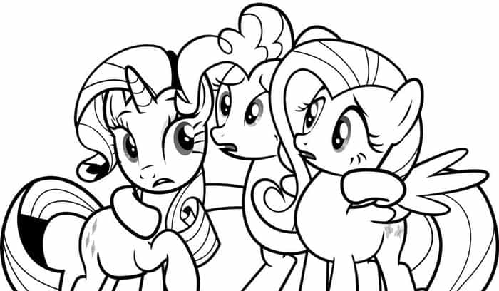 My Little Pony Coloring Pages Friendship Is Magic