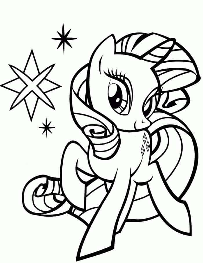 My Little Pony Coloring Pages Pinkie Pie