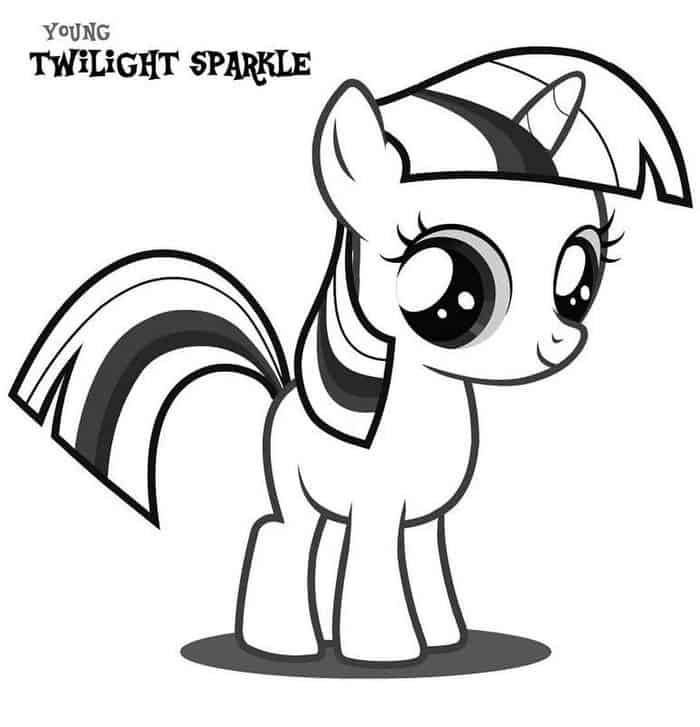 My Little Pony Coloring Pages Twilight Sparkle