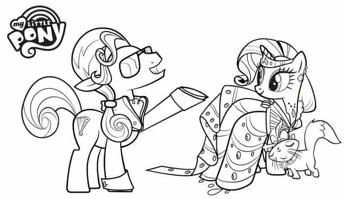 My Little Pony Friendship Coloring Pages