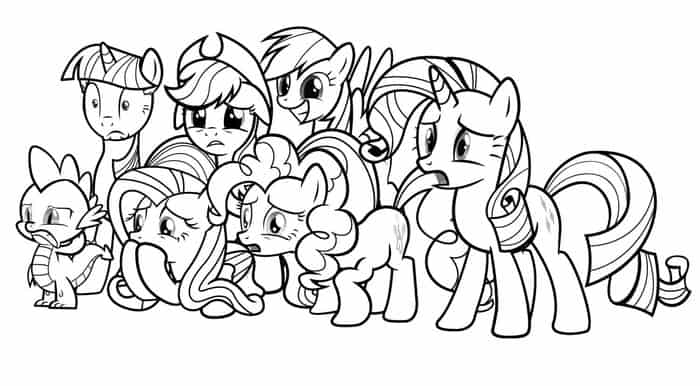 My Little Pony Friendship Is Magic Coloring Pages