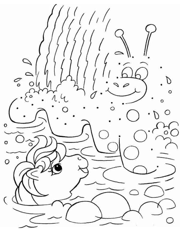 My Little Pony Mermaid Coloring Pages