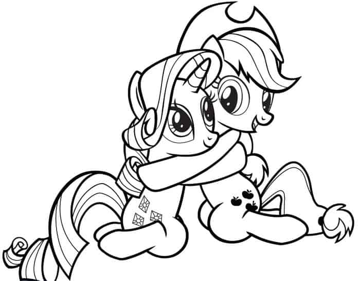 My Little Pony Rarity Coloring Pages