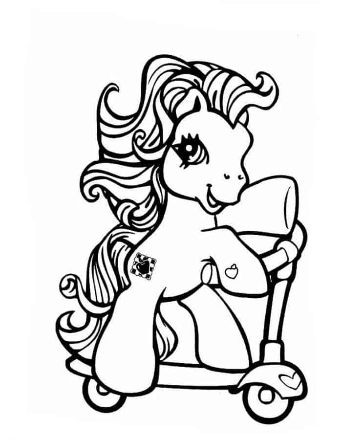 My Little Pony Scootaloo Coloring Pages