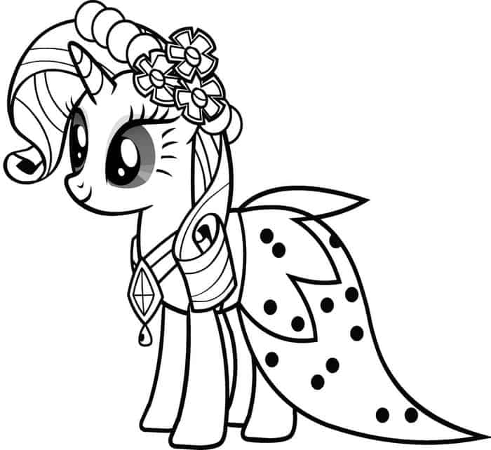 My Little Pony Unicorn Coloring Pages