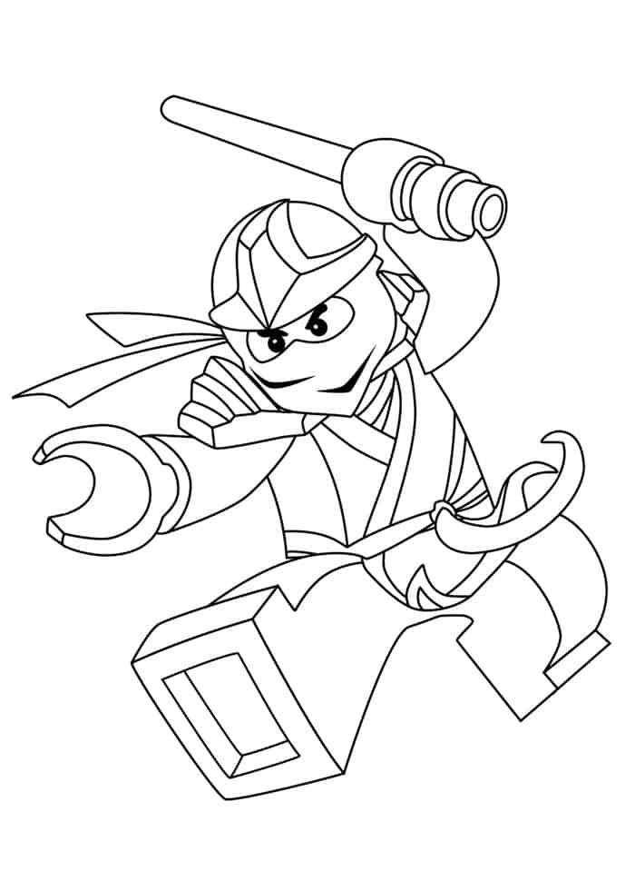 Ninjago Coloring Pages Lloyd