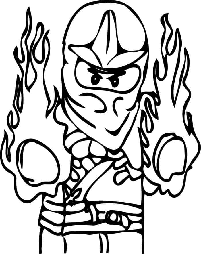 Ninjago Coloring Pages Printable