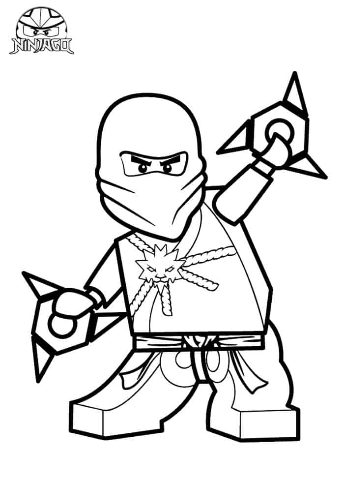Ninjago Coloring Pages Zane