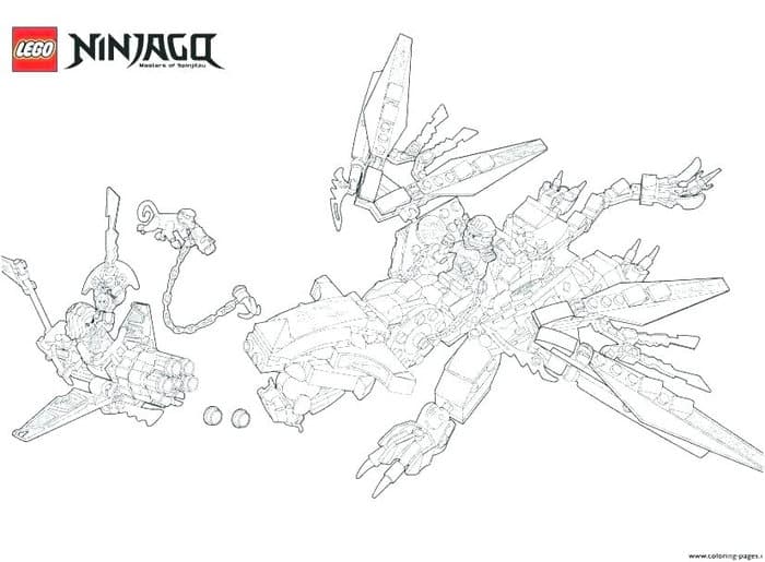 Ninjago Dragon Coloring Pages