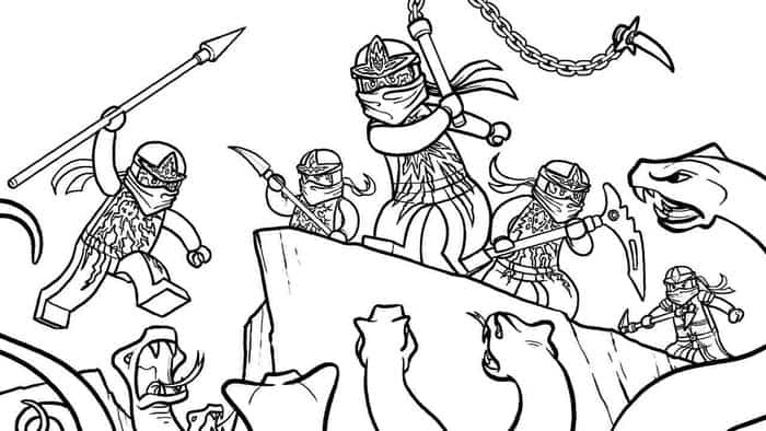 Ninjago Free Coloring Pages
