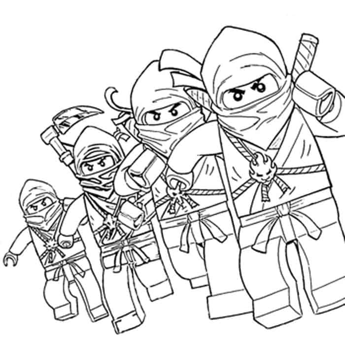 Ninjago Printable Coloring Pages