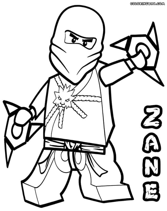 Ninjago Zane Coloring Pages
