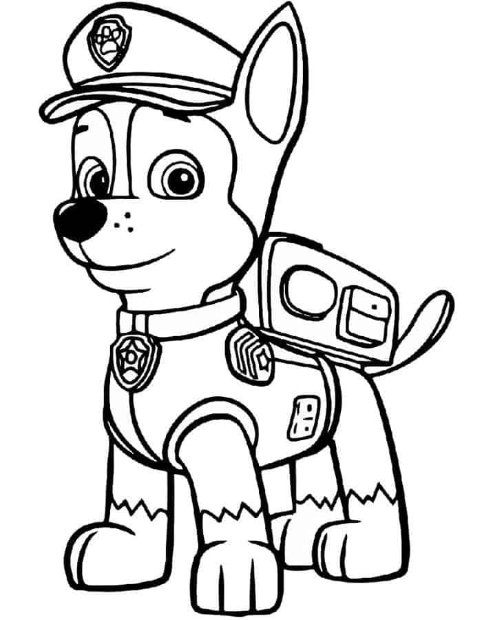 Paw Patrol Coloring Pages For Toddlers