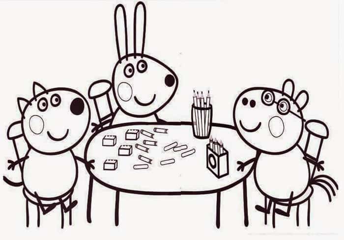 Peppa Pig Coloring Pages Pdf