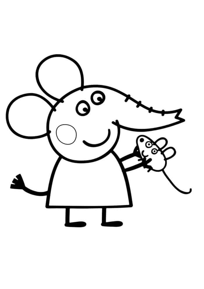Peppa Pig Coloring Pages Print Out