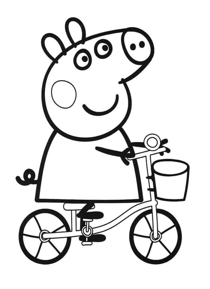 Peppa Pig Coloring Pages To Print