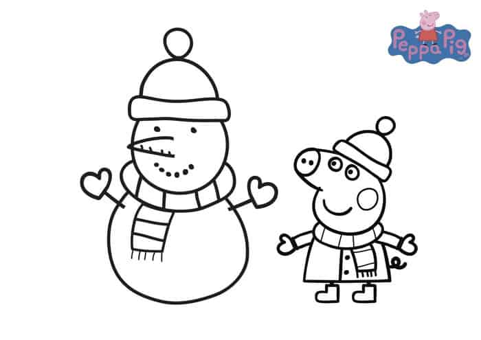 Peppa The Pig Coloring Pages Printable