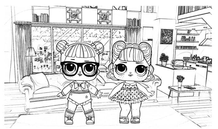 Printable Lol Dolls Coloring Pages