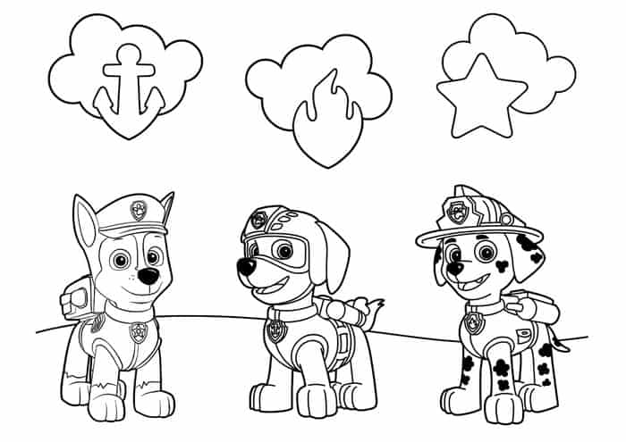 Printable Paw Patrol Coloring Pages