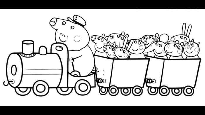 Printable Peppa Pig Coloring Pages
