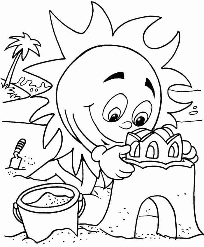 Printable Summer Coloring Pages