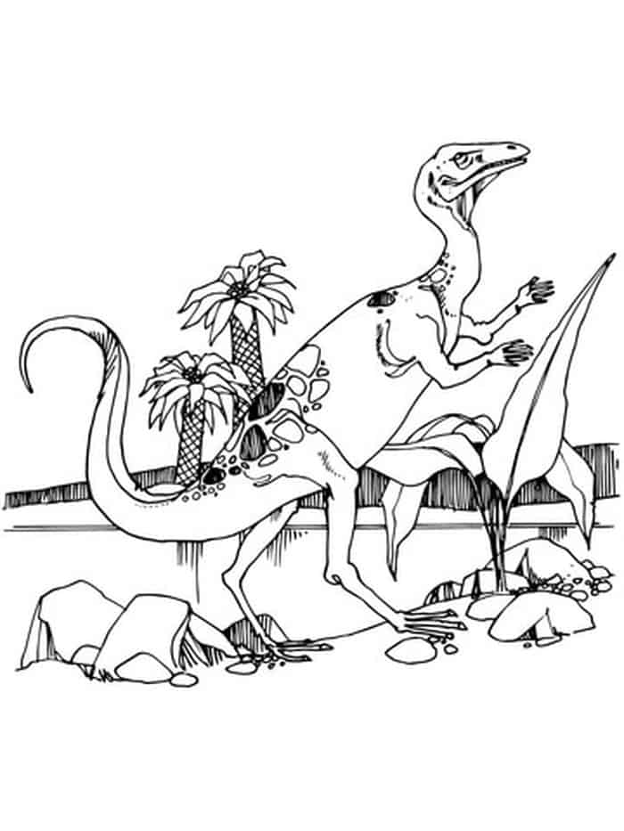 Procompsognathus Theropod Triassic Dinosaur