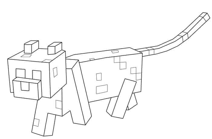 Raskraski Minecraft 14