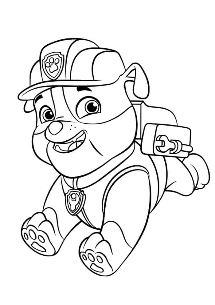 Rubble Coloring Pages