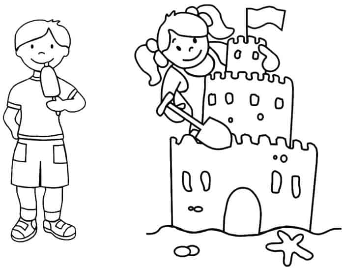 Summer Camp Coloring Pages