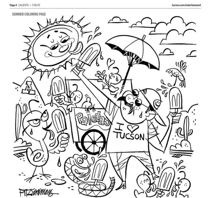 Summer Fun Coloring Pages