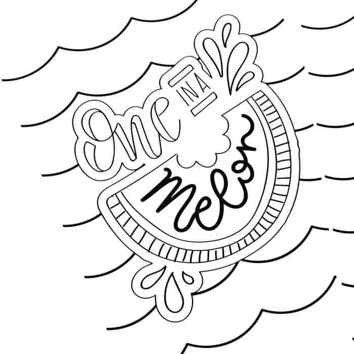 Summer Season Coloring Pages