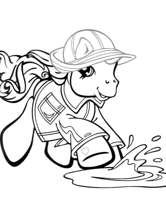 Vintage My Little Pony Coloring Pages