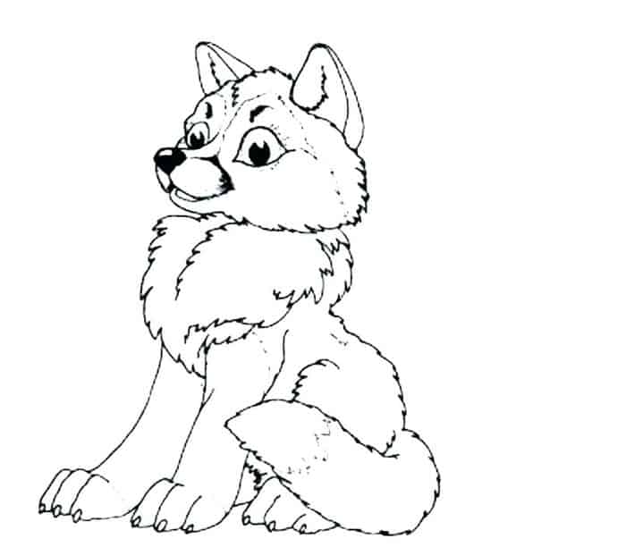 Wolf Coloring Pages For Kids