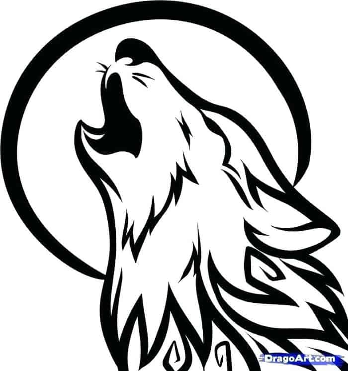 Wolf Head Coloring Pages