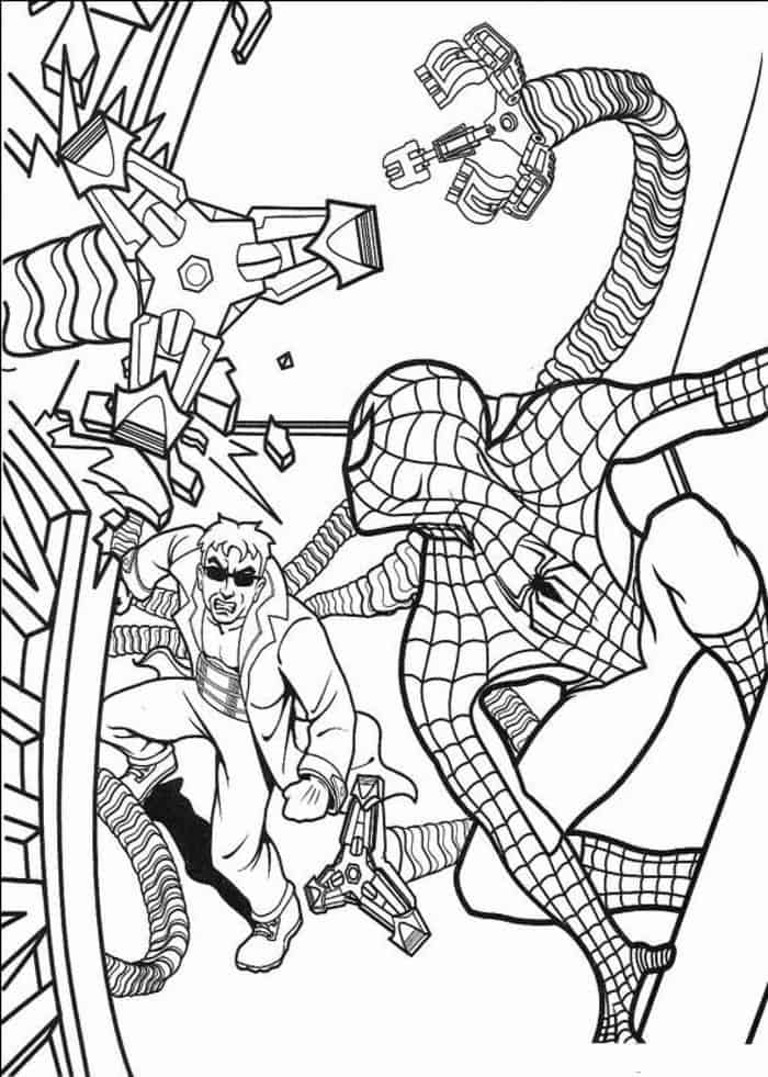 amazing spiderman coloring pages