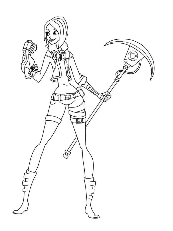 fortnite coloring pages for kids
