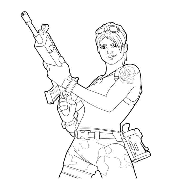 fortnite coloring pages free