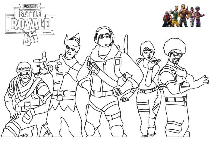 fortnite printable coloring pages