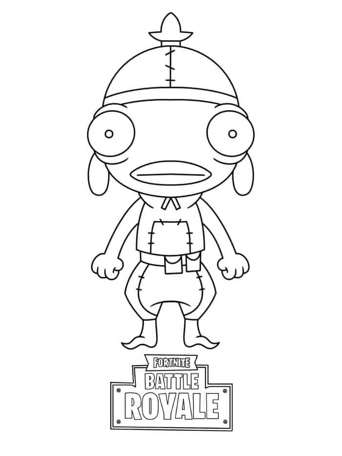 fortnite skin coloring pages
