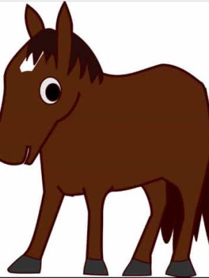 horse coloring pages for kids free
