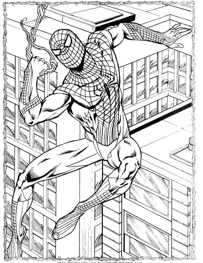 spiderman 3 coloring pages