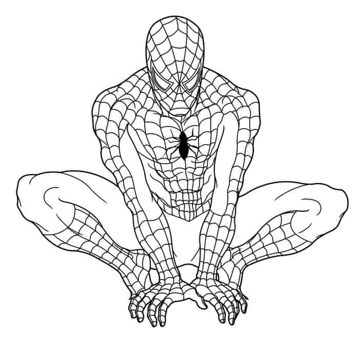 spiderman coloring pages online