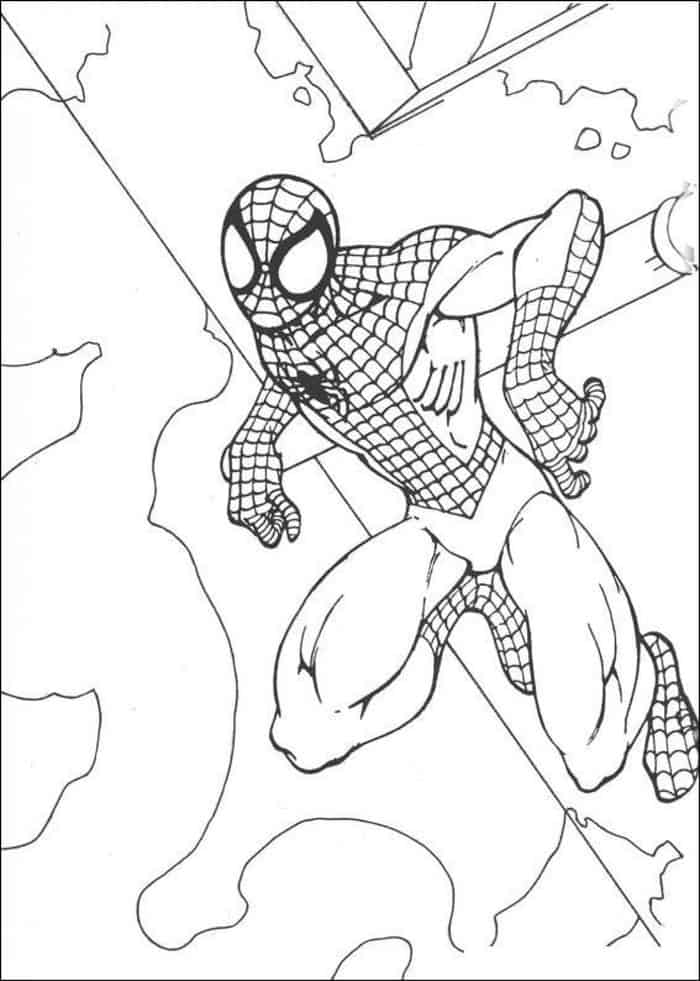 spiderman coloring pages