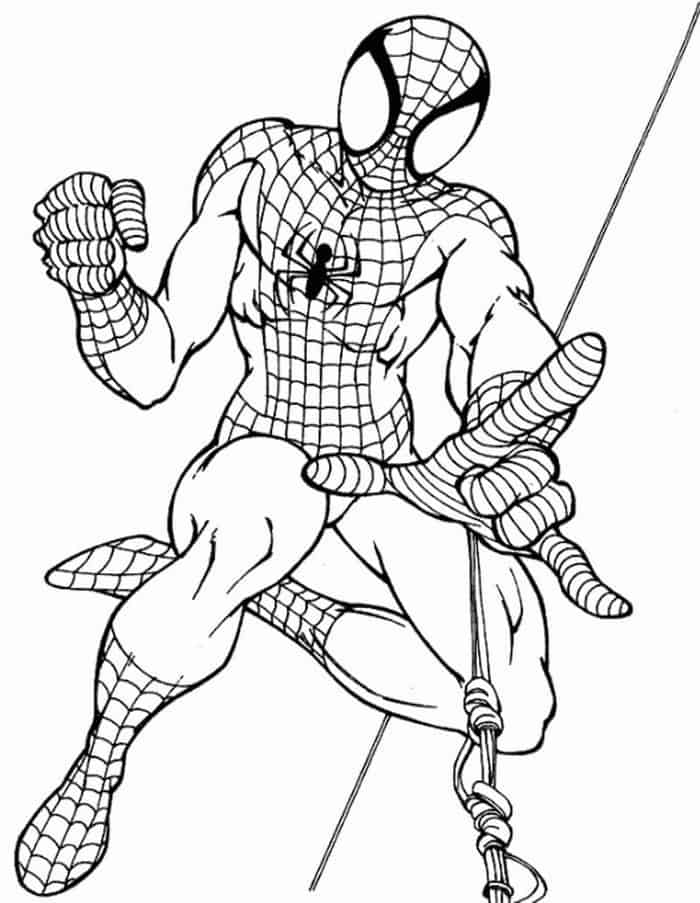 superior spiderman coloring pages