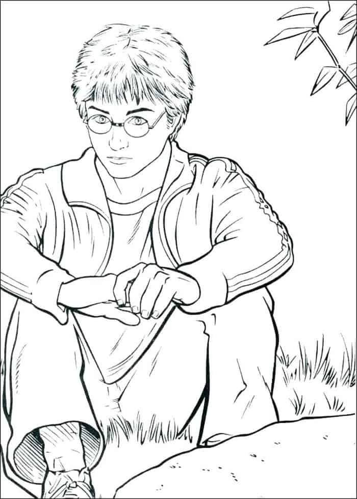 Adult Coloring Pages Harry Potter 1